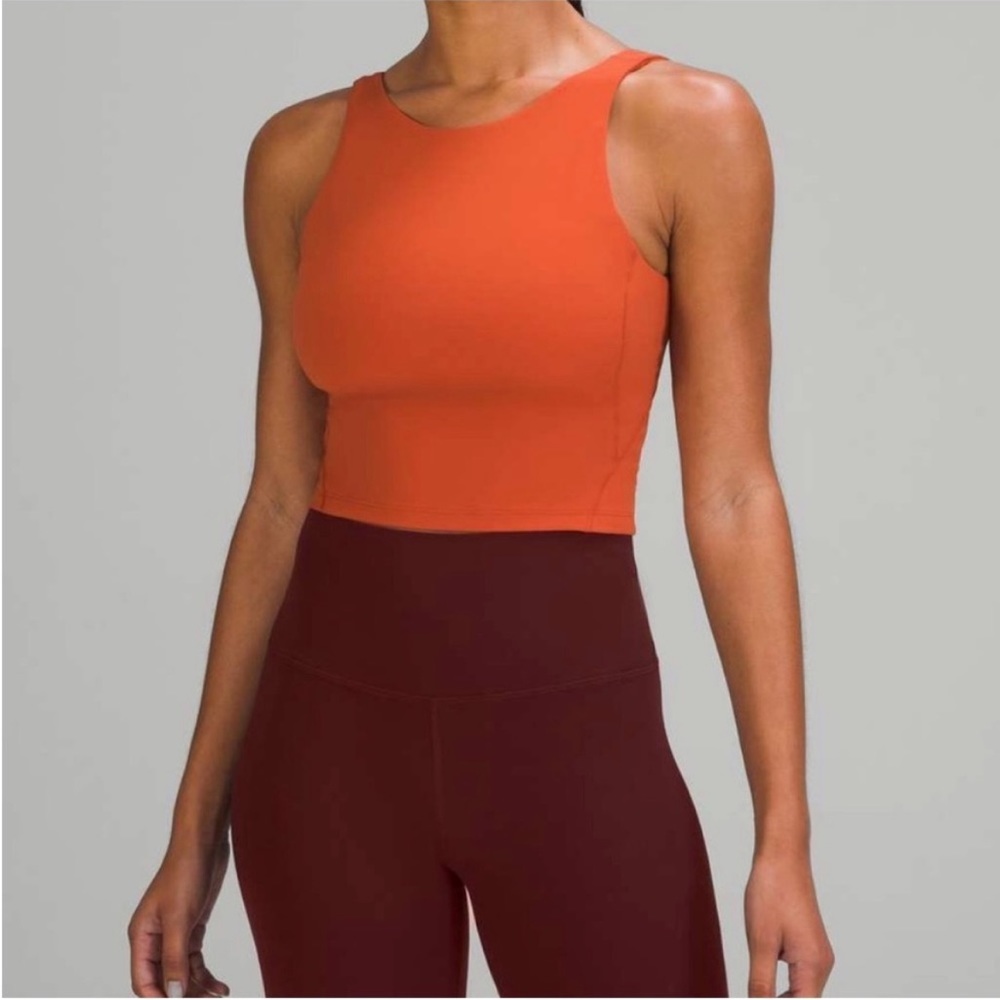 Lululemon Align High-Neck Tank Size: 10 in Canyon Orange